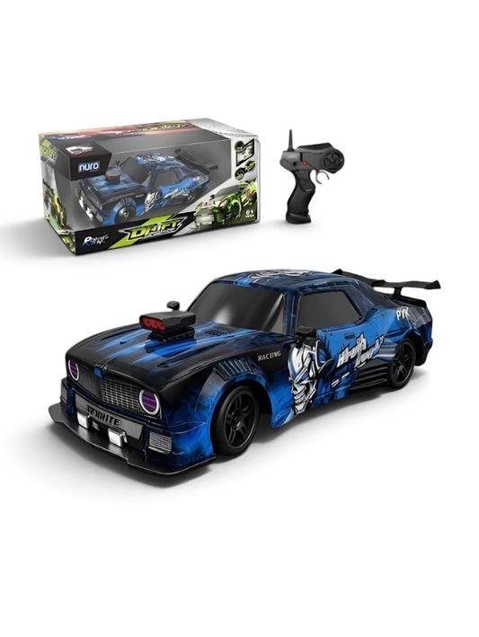 High-Speed Drift Remote Control Muscle Car Toy Blue LMI16849.
