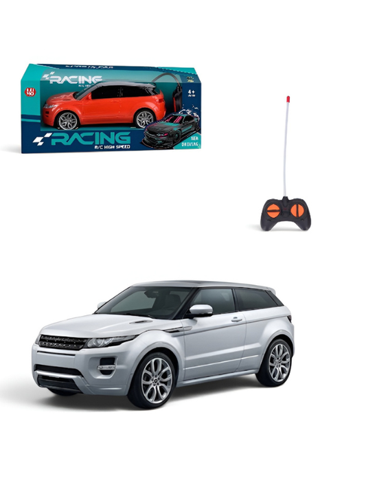 High-Speed Grey & Black Remote Control Racing SUV Toy Car – Rechargeable Electric Sports Car with Controller & USB Charger Cable LMI16310