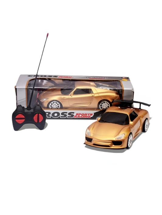 High-Speed RC Sports Car for Kids – Remote Control Racing Toy with Wireless Controller, Durable & Easy to Drive Gold LMI16071.