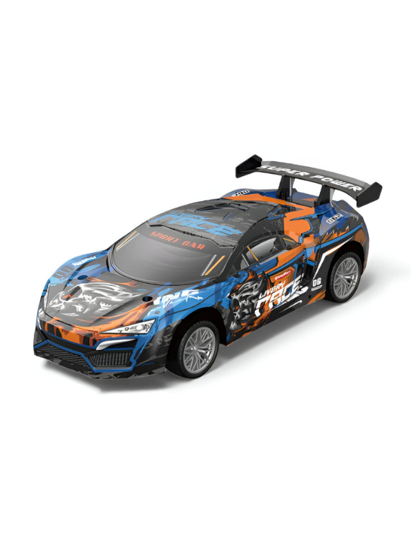 High-Speed Race Car - 2WD Remote Control Race Car with LED Lights 1:16 Scale LMI15839.