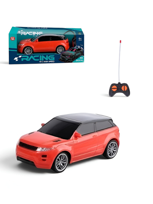 High-Speed Red & Black Remote Control Racing SUV Toy Car – Rechargeable Electric Sports Car with Controller & USB Charger Cable LMI16310