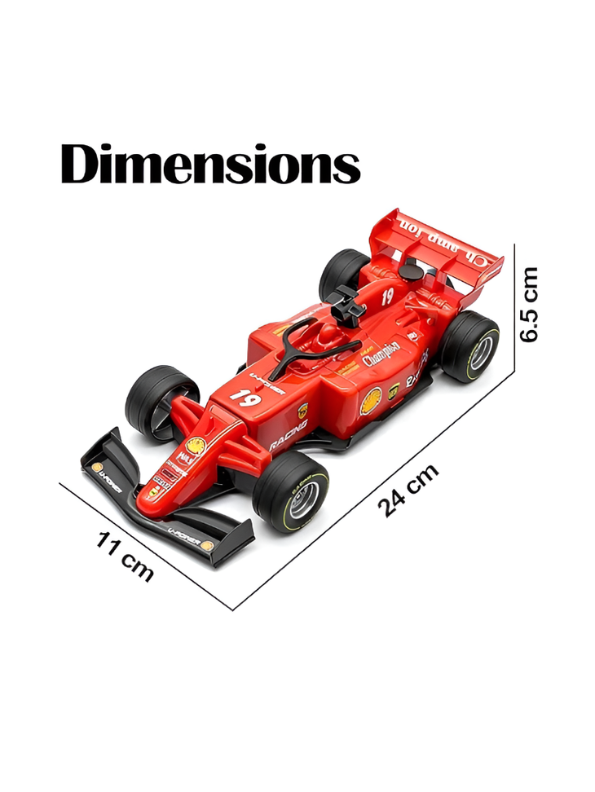 High-Speed Remote Control F1 Racing Car with Mist Spray, 360° Front Wheels Rechargeable RC Car TV6621.