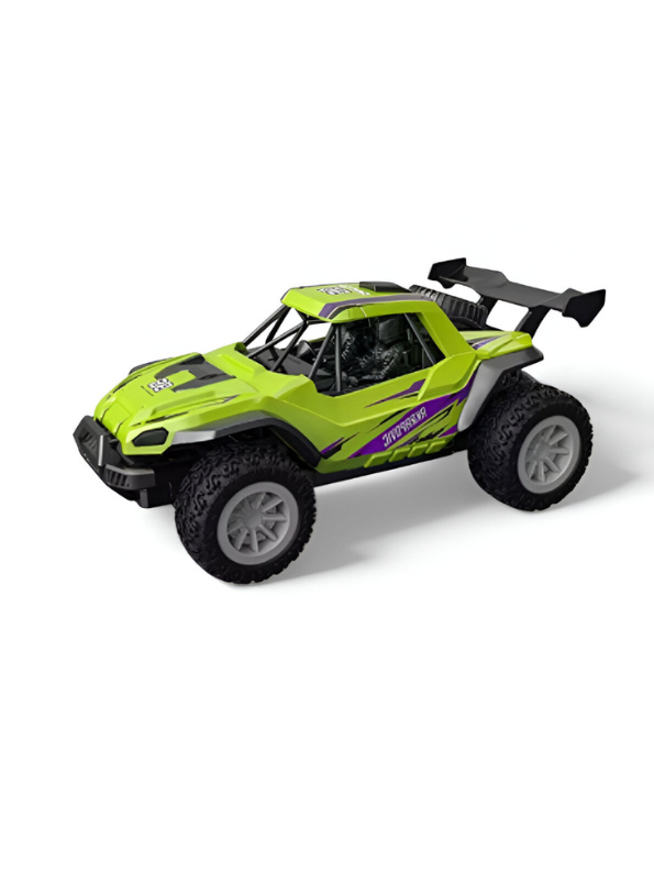 High-Speed Remote Control Off-Road Racing Car – 4x4 RC Buggy with Controller - Green LMI13836.