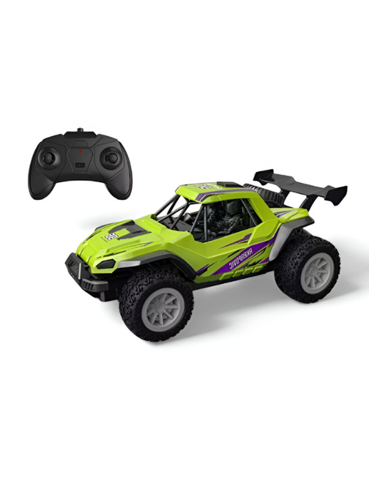 High-Speed Remote Control Off-Road Racing Car – 4x4 RC Buggy with Controller - Green LMI13836.