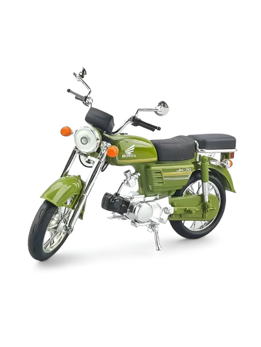 Honda JH-70 Die-Cast Motorcycle Model – Vintage Green Alloy Toy Bike TV3266.