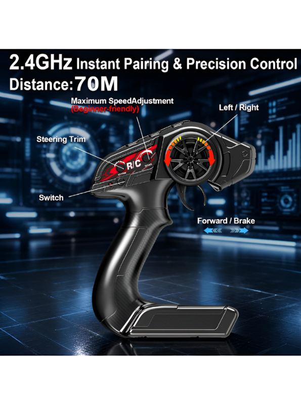 Hospeed Storm RC Car Drift Car with Polar Light MD529.