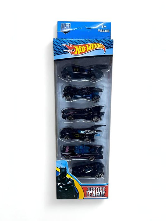 Batman Themed 6-Car Gift Pack – Die-Cast Vehicles for Kids & Collectors LMI140036.