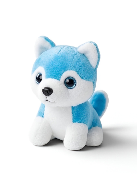 Husky Plush Puppy – 7-Inch Blue  Soft Stuffed Toy ST16789
