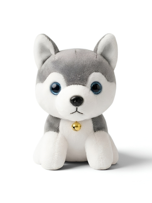 Husky Plush Puppy – 7-Inch Grey Soft Stuffed Toy ST16789