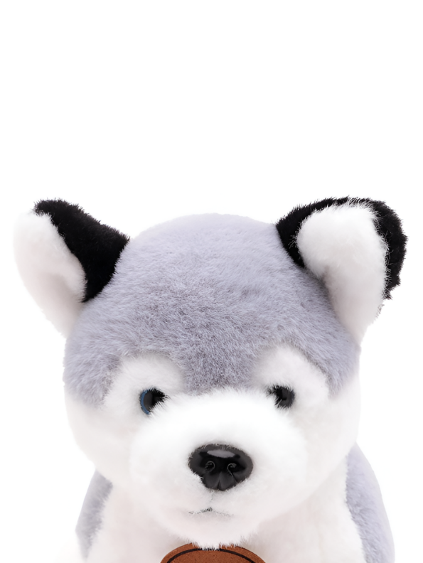 Husky Plush Toy - 25cm  Soft Grey & White Stuffed Animal Puppy ST16297.