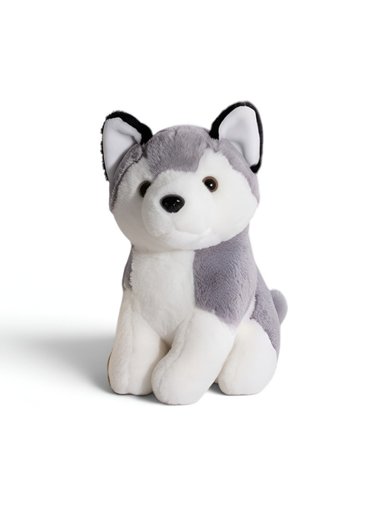 Husky Plush Toy – 8-Inch Cute Siberian Husky Stuffed Animal Puppy, Soft Dog Plushie for Kids ST11089