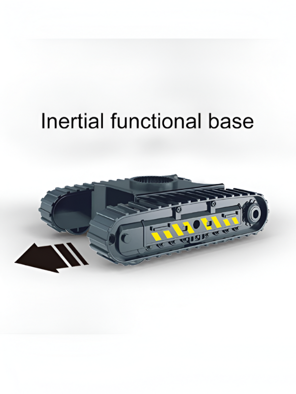 Hydraulic Crawler Crane Toy for Kids | 21.45-Inch Extendable Boom, Construction Vehicle NX15465.