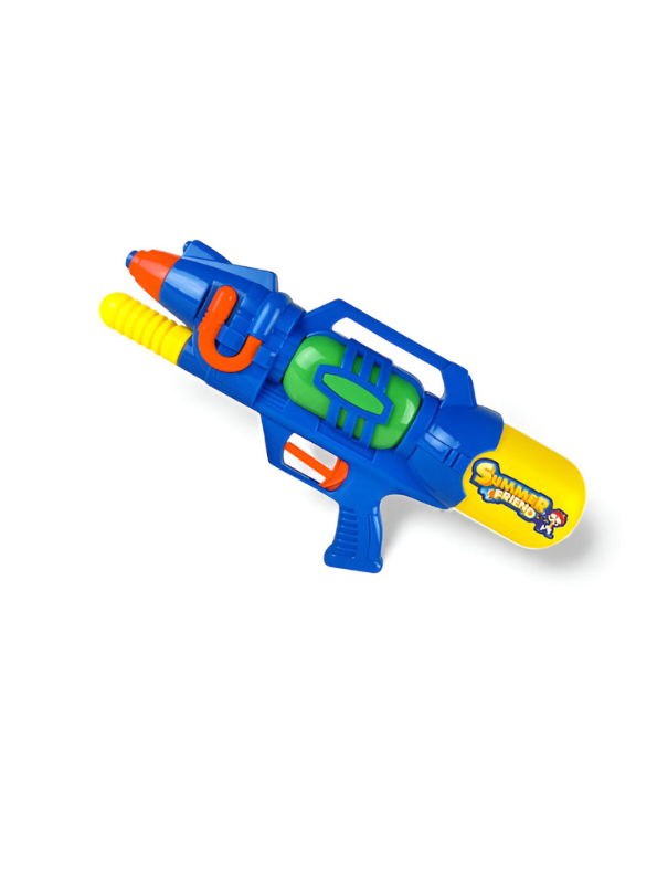 HydroJet – Pump Action Water Gun for Kids 320ml | Long Range Pichkari for Holi Yellow LMI11785.