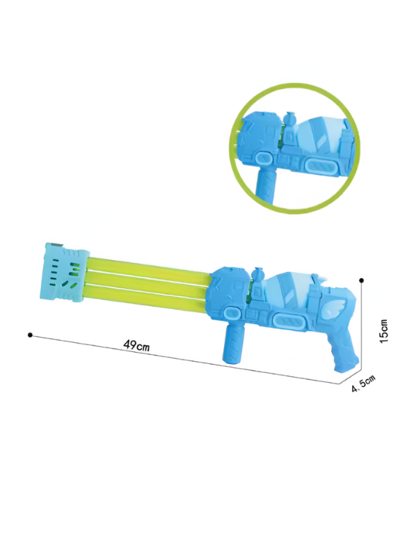 HydroMagic – Magic Mixer Water Cannon | Powerful Pump Action Pichkari for Outdoor Games Pink LMI11411.