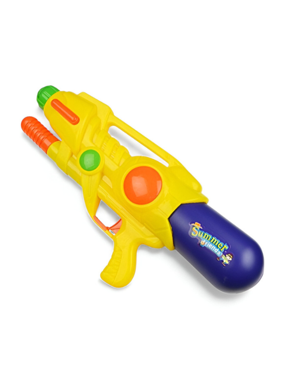 HydroMax – 480ml High-Pressure Water Gun Pichkari | Long Distance Pump Water Blaster Toy Yellow LMI14319.