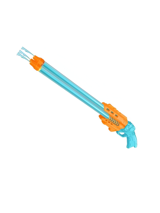 HydroMax – 3-Nozzle Long-Range Water Gun Pichkari Toy with 6 to 8 Metre Range Orange LMI11417.