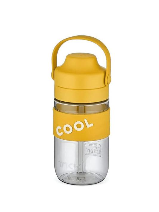 Yellow - HydroSip Junior – 550ml Kids Water Bottle with Straw & Handle | Leak-Proof, BPA-Free Tritan Sports Bottle for School, Travel & Outdoors NOV3305.