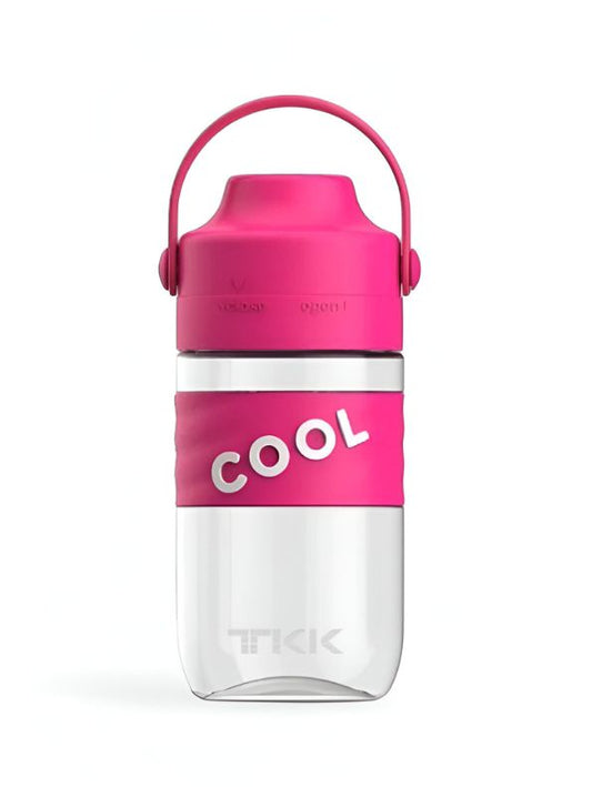 Pink - HydroSip Junior – 550ml Kids Water Bottle with Straw & Handle | Leak-Proof, BPA-Free Tritan Sports Bottle for School, Travel & Outdoors NOV3305.
