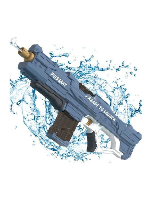 Blue - HydroStrike 600 Automatic Electric Water Gun – 600ML High-Pressure Spray Gun for Summer Fun