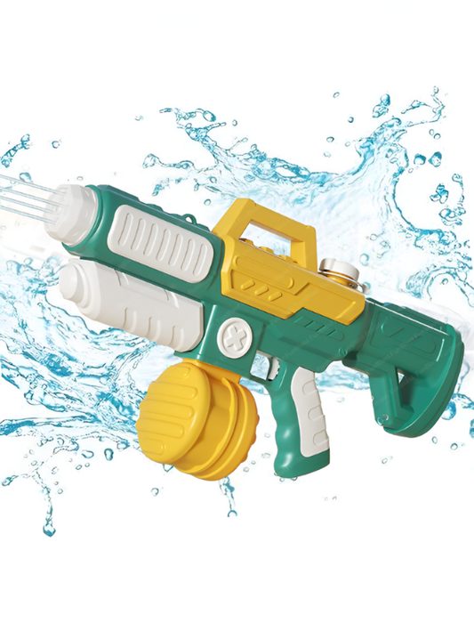 HydroTank – 1200ml High-Capacity Backpack Water Blaster | Adjustable Straps Summer Outdoor Pichkari Toy Green LMI11797.