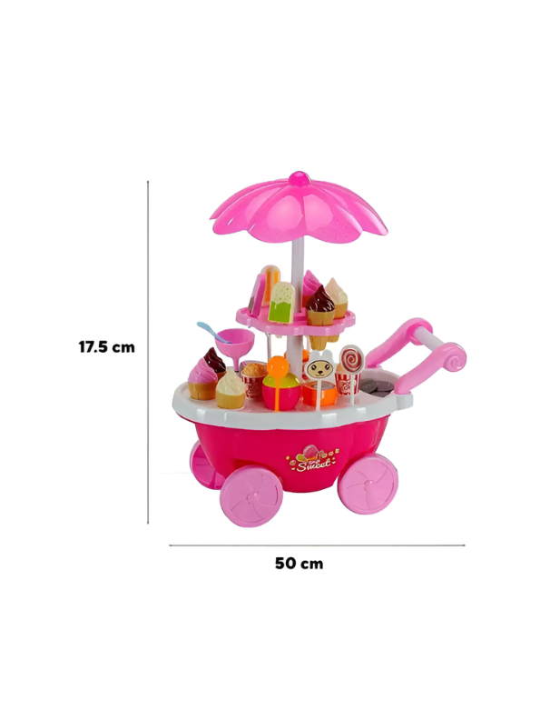 Ice Cream Cart Toy for Kids with Music & Lights TV1534.