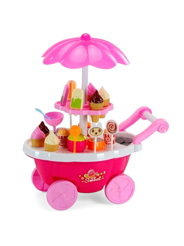 Ice Cream Cart Toy for Kids with Music & Lights TV1534.