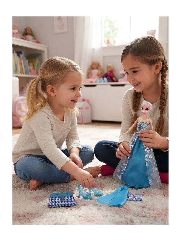 Ice Princess Fashion Doll Playset with Outfits & Accessories (Ages 3+) LMI16710