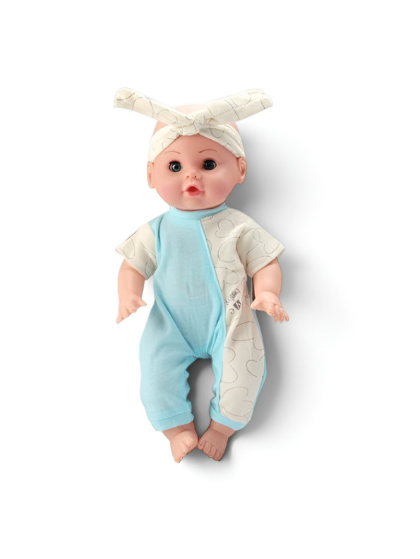 Interactive Baby Doll Set with Feeding Accessories – Little Loves MD403