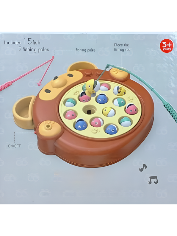 Interactive Bear Rotating Fishing Board Game – Motor Skills Toy for Ages 3+LMI14676