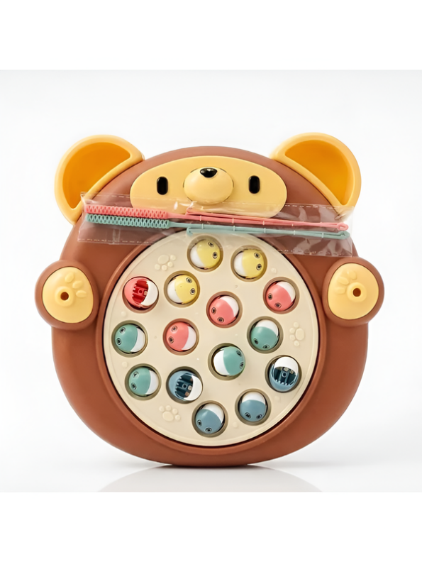 Interactive Bear Rotating Fishing Board Game – Motor Skills Toy for Ages 3+LMI14676