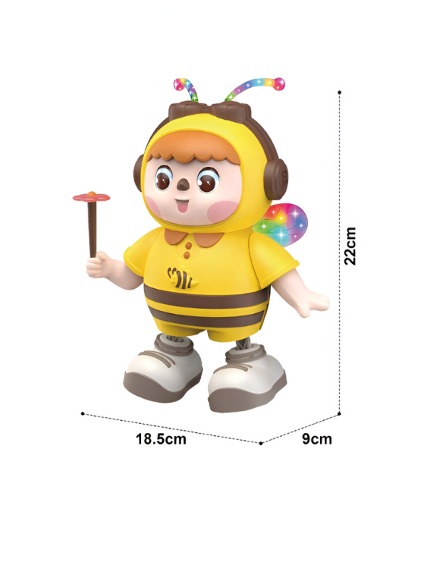 Interactive Bee Dance Musical Toy – Singing & Dancing LED Bee Robot LMI12391.