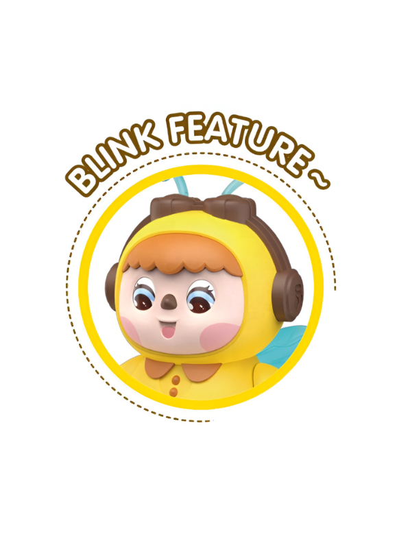 Interactive Bee Dance Musical Toy – Singing & Dancing LED Bee Robot LMI12391.