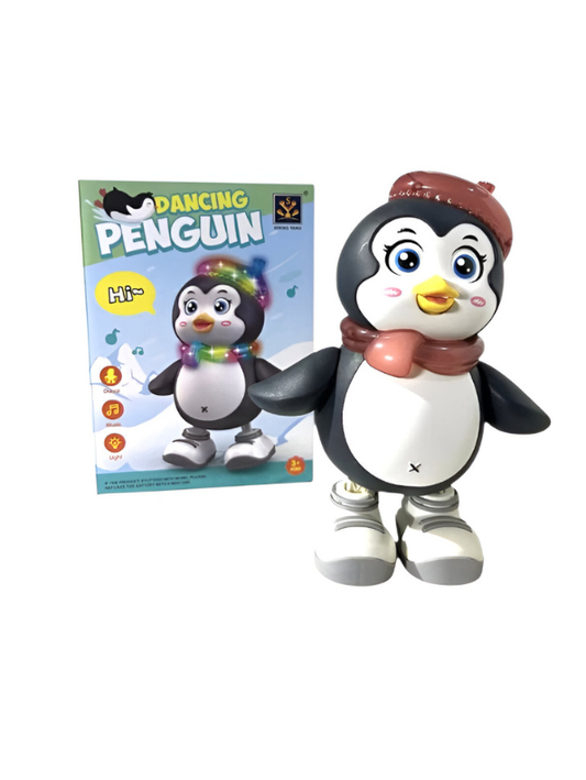 Interactive Dancing Penguin Toy – Musical Walking Penguin with LED Lights, Music & Educational Play LMI15106.