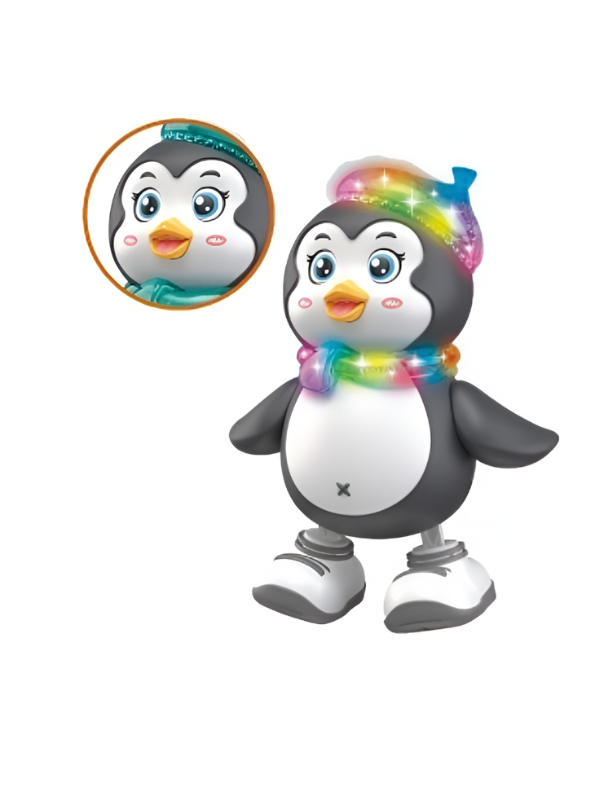 Interactive Dancing Penguin Toy – Musical Walking Penguin with LED Lights, Music & Educational Play LMI15106.