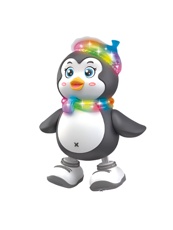Interactive Dancing Penguin Toy – Musical Walking Penguin with LED Lights, Music & Educational Play LMI15106.