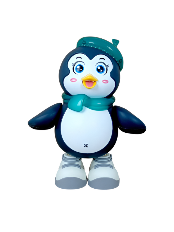 Interactive Dancing Penguin Toy – Musical Walking Penguin with LED Lights, Music & Educational Play LMI15106.