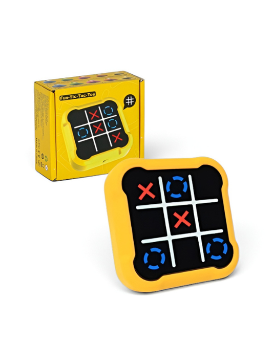 Interactive Electronic Tic-Tac-Toe Game with Touch Screen  2-Player Handheld Brain Teaser Puzzle & Memory Training Toy  Portable Travel Game for Kids TV5893