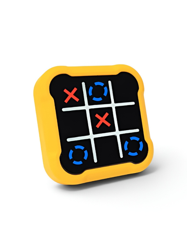 Interactive Electronic Tic-Tac-Toe Game with Touch Screen  2-Player Handheld Brain Teaser Puzzle & Memory Training Toy  Portable Travel Game for Kids TV5893