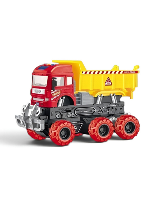 Interactive Friction Super Truck Toy | Heavy Duty Construction Dump Truck for Kids TV4876