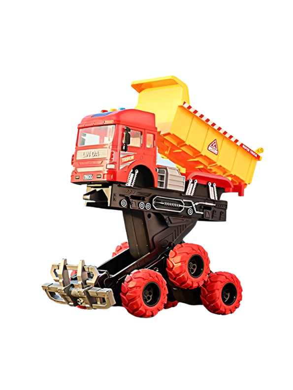 Interactive Friction Super Truck Toy | Heavy Duty Construction Dump Truck for Kids TV4876