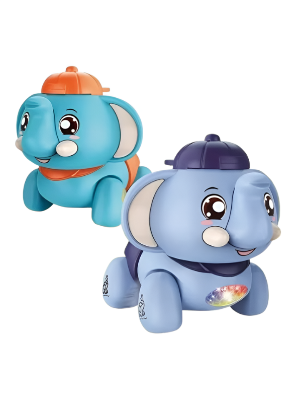 Interactive Musical Purple Elephant Toy with LED Lights – Educational Walking & Singing Elephant for Toddlers & Kids (Age 3+) TV5705