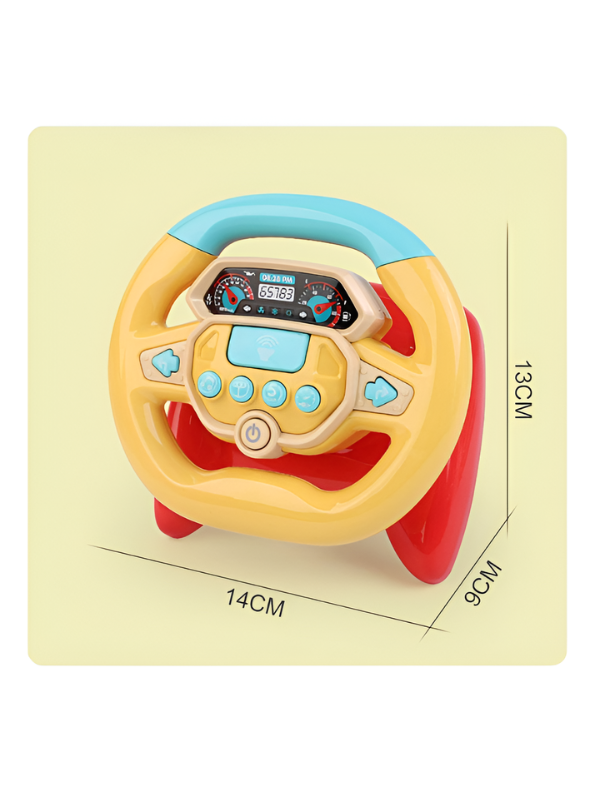 Interactive Musical Steering Wheel Toy for Toddlers – Early Learning Driving Simulation Toy TV5766