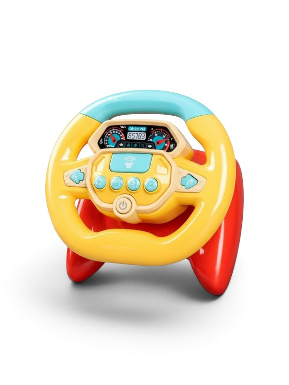 Interactive Musical Steering Wheel Toy for Toddlers – Early Learning Driving Simulation Toy TV5766