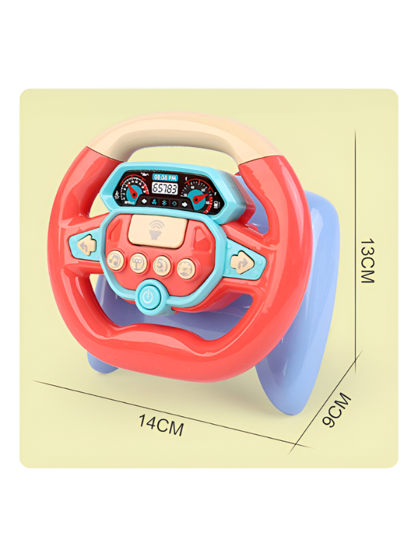 Interactive Musical Steering Wheel Toy for Toddlers – Early Learning Driving Simulation Toy TV5766