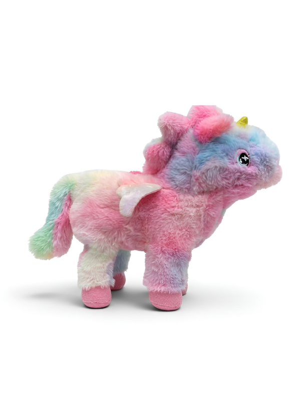 Interactive Rainbow Unicorn Plush Musical Toy for Kids – Walking Electronic Stuffed Animal with Sound Effects, Motion & Wings | Cute Soft Toy Gift for Toddlers, Girls & Boys TV5752