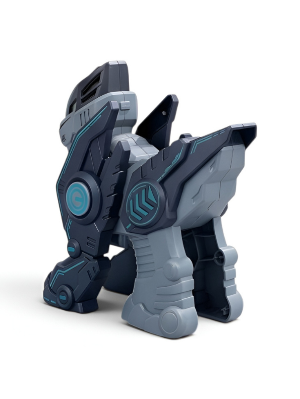 Interactive Robotic Mecha Tiger Action Figure – Electronic Sci-Fi Mechanical Animal Toy with Glowing LED Eyes and Light-Up Effects TV2981