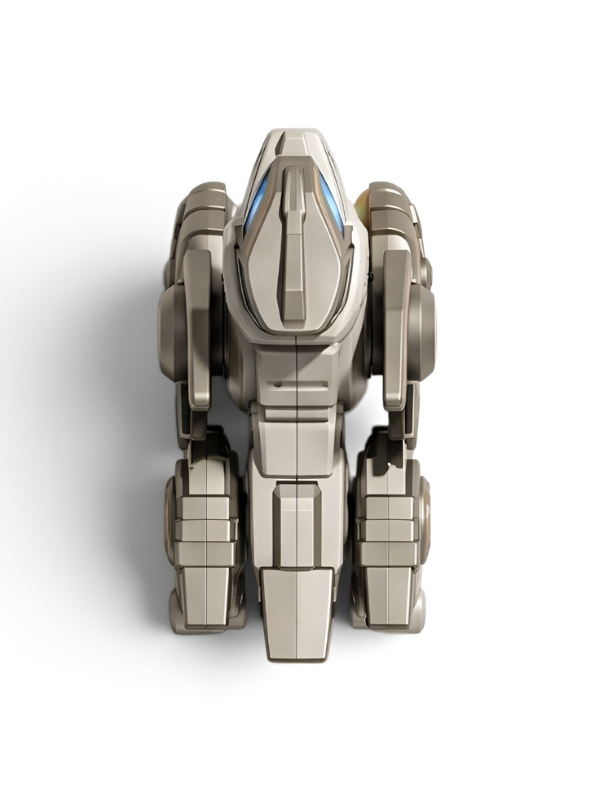 Interactive Robotic Mecha Tiger Action Figure – Electronic Sci-Fi Mechanical Animal Toy with Glowing LED Eyes and Light-Up Effects TV2981