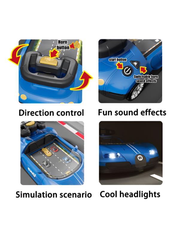 Interactive Sports Car Driving Simulation – Realistic Racing Experience MD668