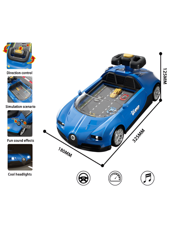 Interactive Sports Car Driving Simulation – Realistic Racing Experience MD668