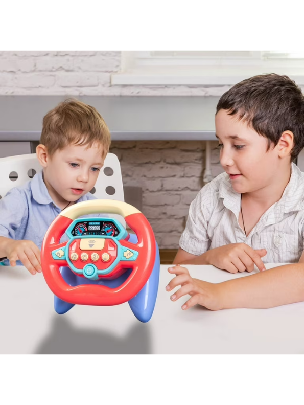 Interactive Musical Steering Wheel Toy for Toddlers – Early Learning Driving Simulation Toy TV5766